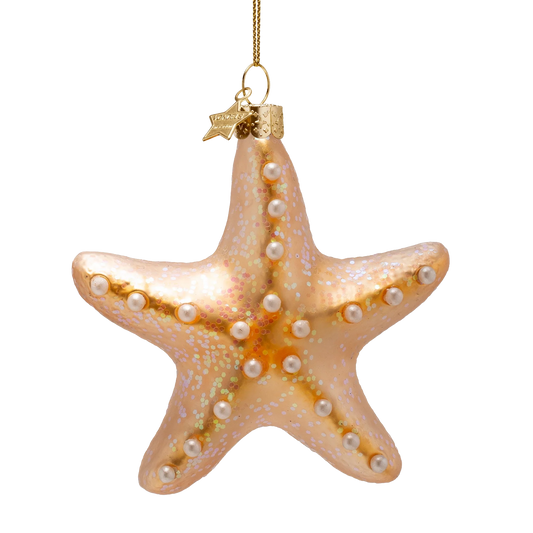 Ornament glass starfish