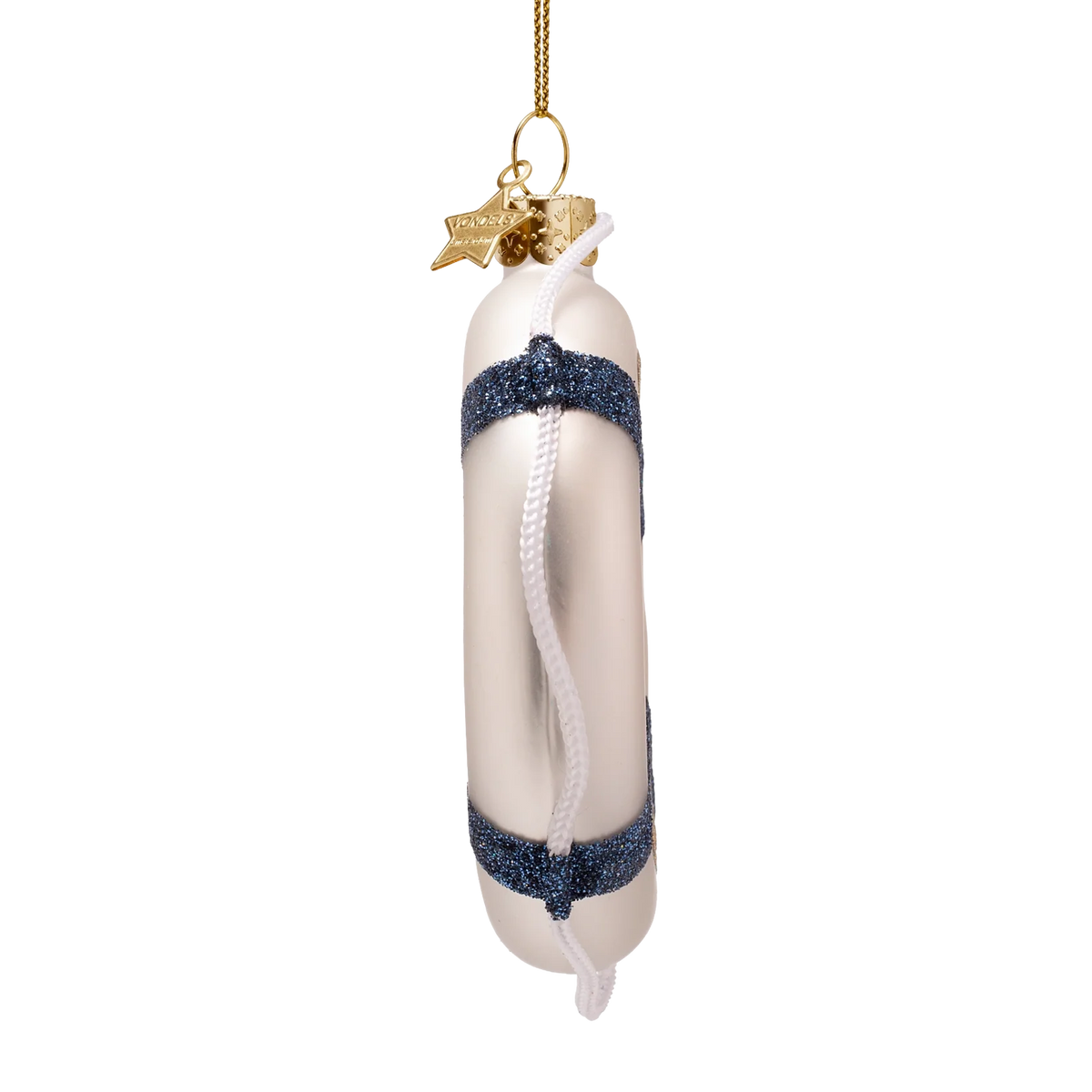 Ornament glass lifebuoy skinny dipping