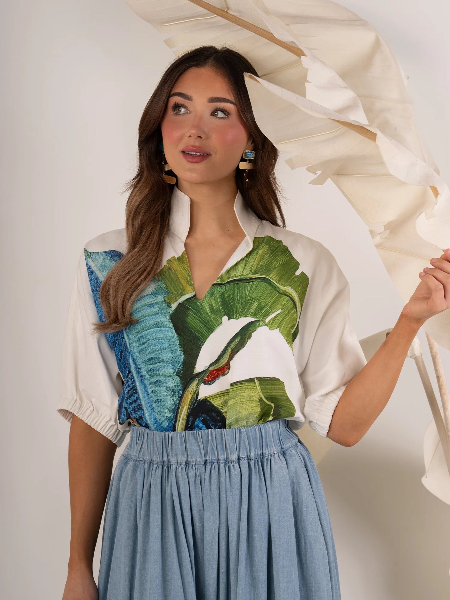 Poppy Top - Bellamy Leaves