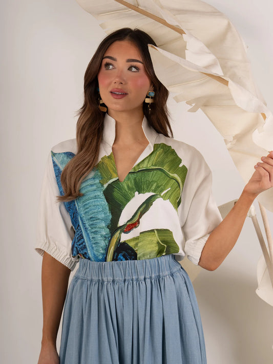 Poppy Top - Bellamy Leaves