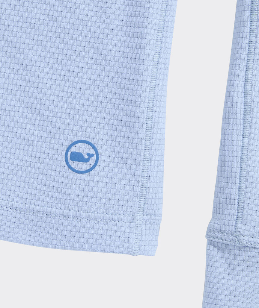 Boys' Sun Tech Hoodie Tee - Del Mar Blue
