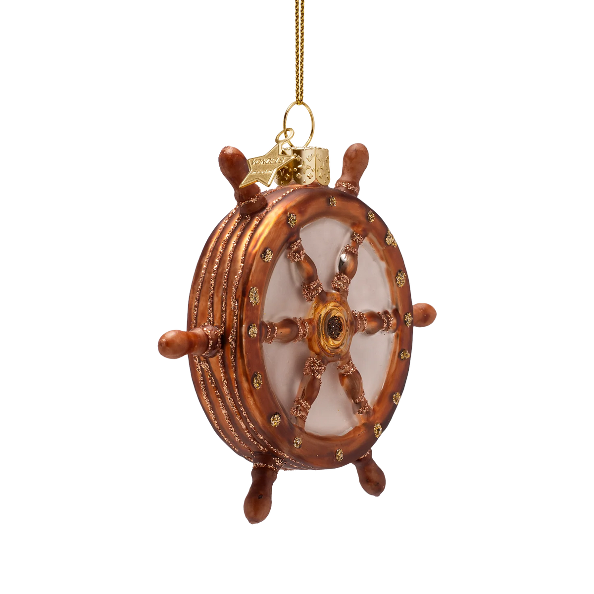 Ornament glass steering wheel