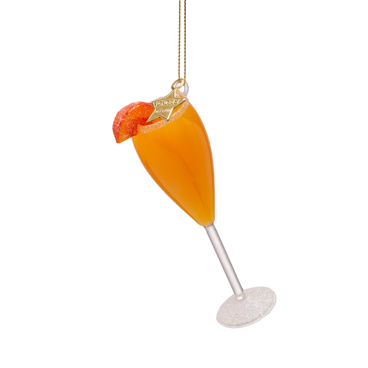 Ornament glass Bellini cocktail