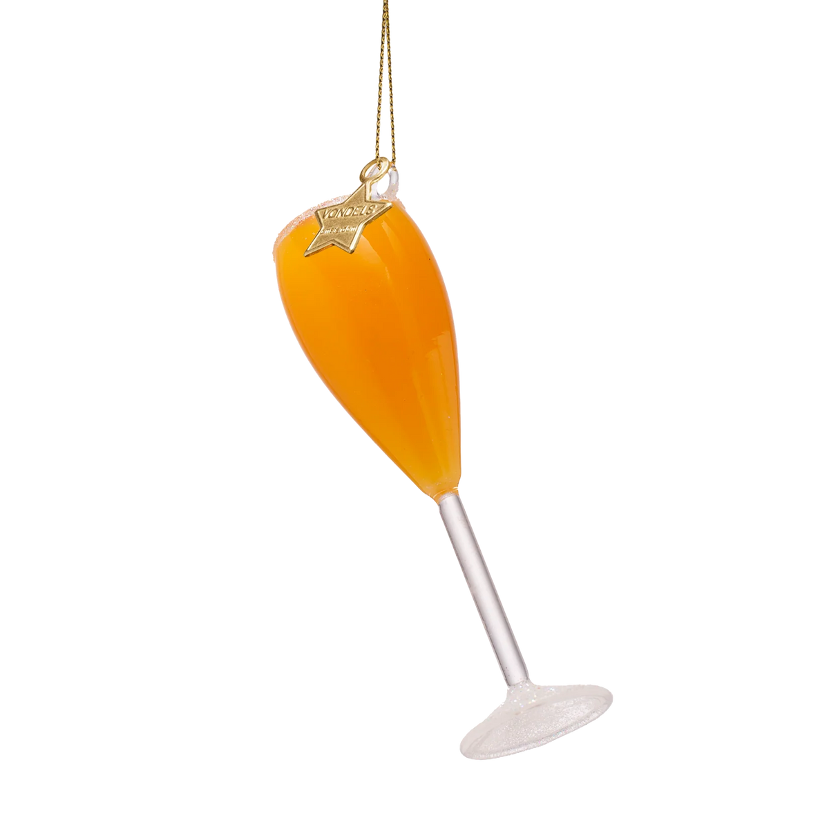 Ornament glass Bellini cocktail