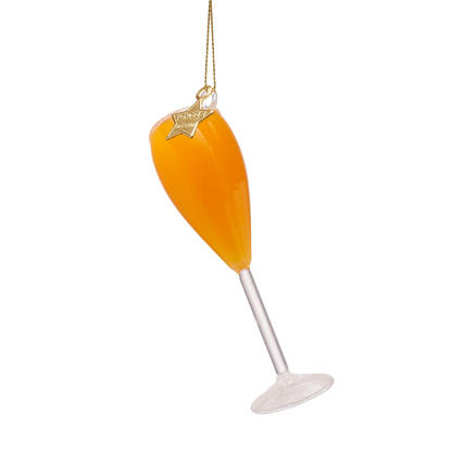 Ornament glass Bellini cocktail