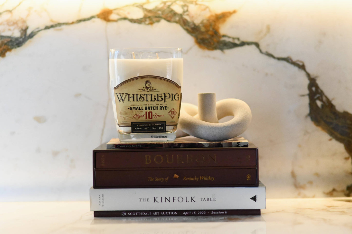 Recycled Whistle Pig Candle: Grapefruit/Mango/Vanilla