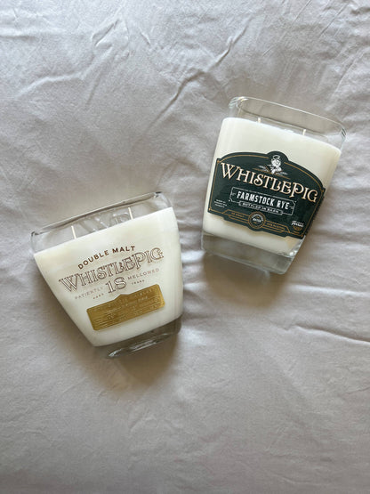 Recycled Whistle Pig Candle: Grapefruit/Mango/Vanilla