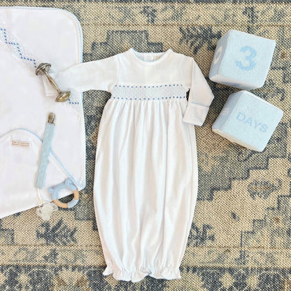 Blaylock Blocks - Buckhead Blue, Beale Street Blue & Palmetto Pearl