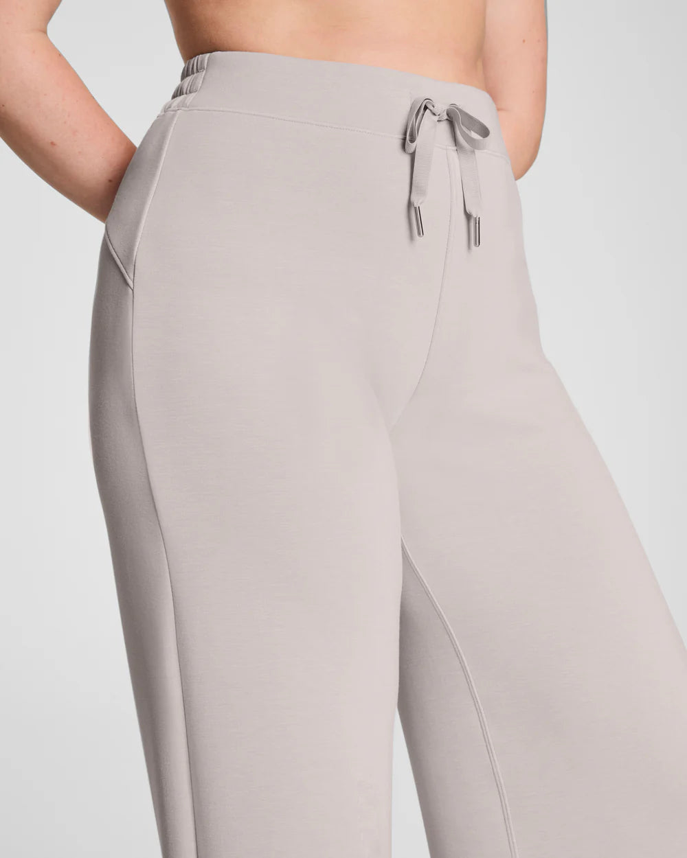Petite SPANX AirEssentials® Wide Leg Pant - French Grey