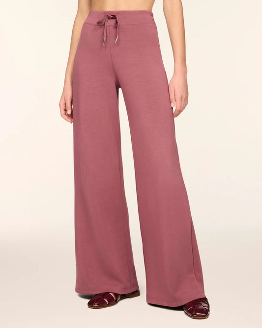 SPANX AirEssentials® Wide Leg Pant - Rum Raisin - PETITE LENGTH