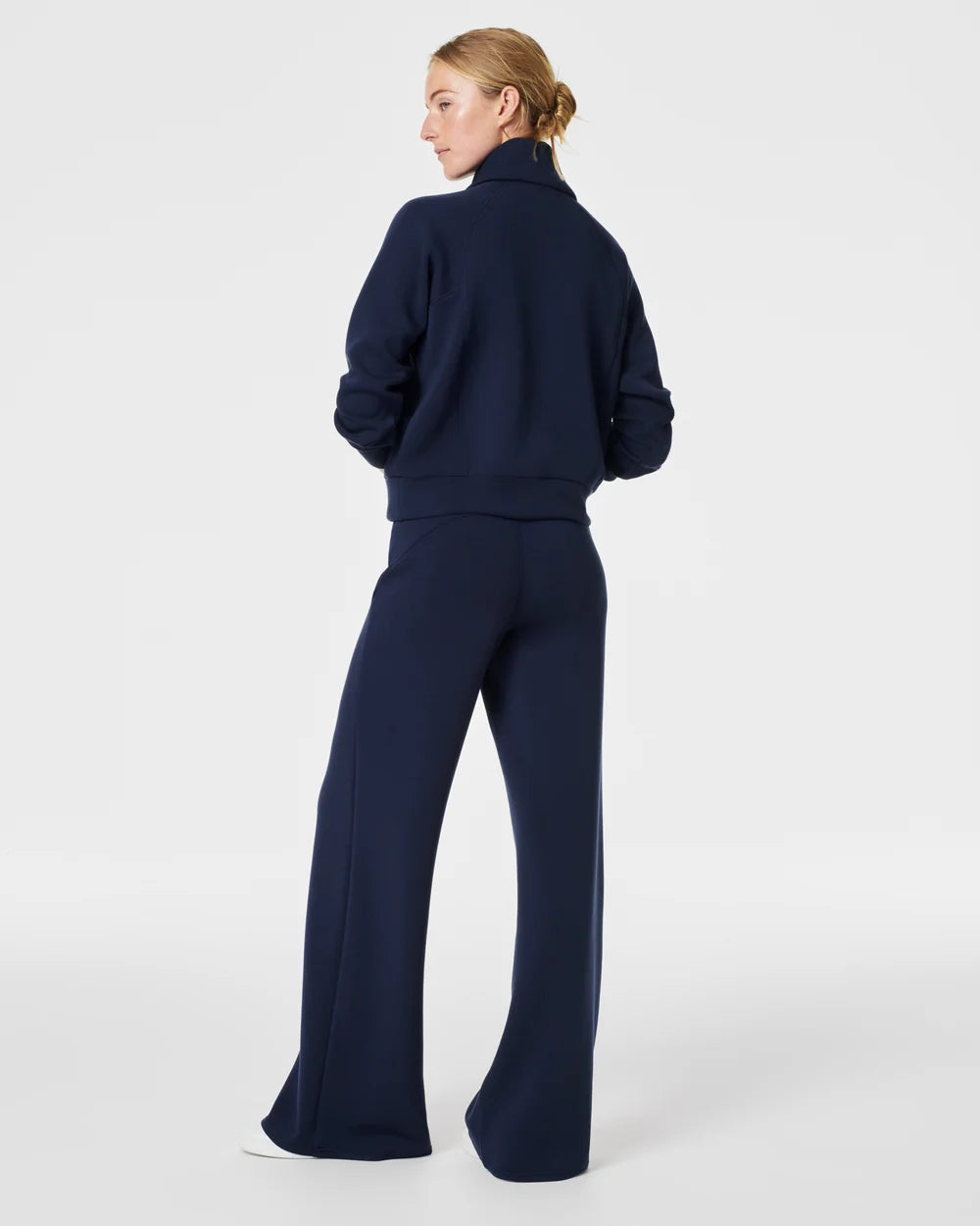 SPANX AirEssentials® Wide Leg Pant - Timeless Navy - PETITE LENGTH