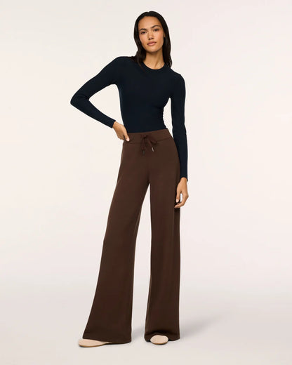 SPANX AirEssentials® Wide Leg Pant PETITE - Umber Root