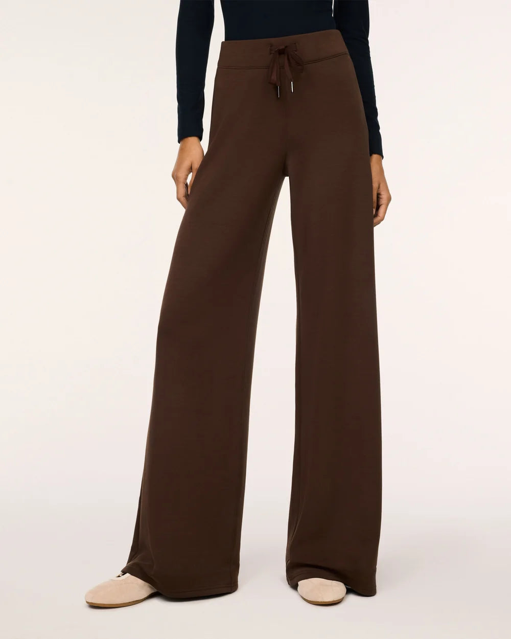 SPANX AirEssentials® Wide Leg Pant PETITE - Umber Root