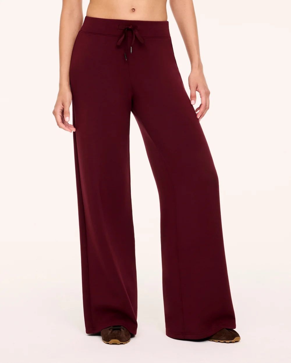 SPANX AirEssentials® Wide Leg Pant - Vino - PETITE LENGTH