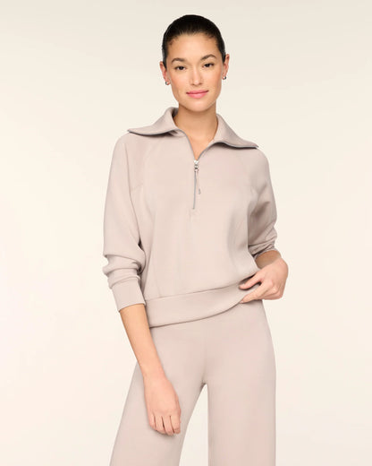 SPANX AirEssentials® Half Zip - Mushroom