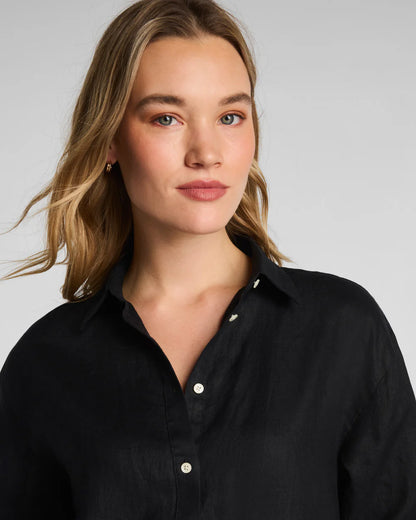SPANX® Beach Button Down - Very Black