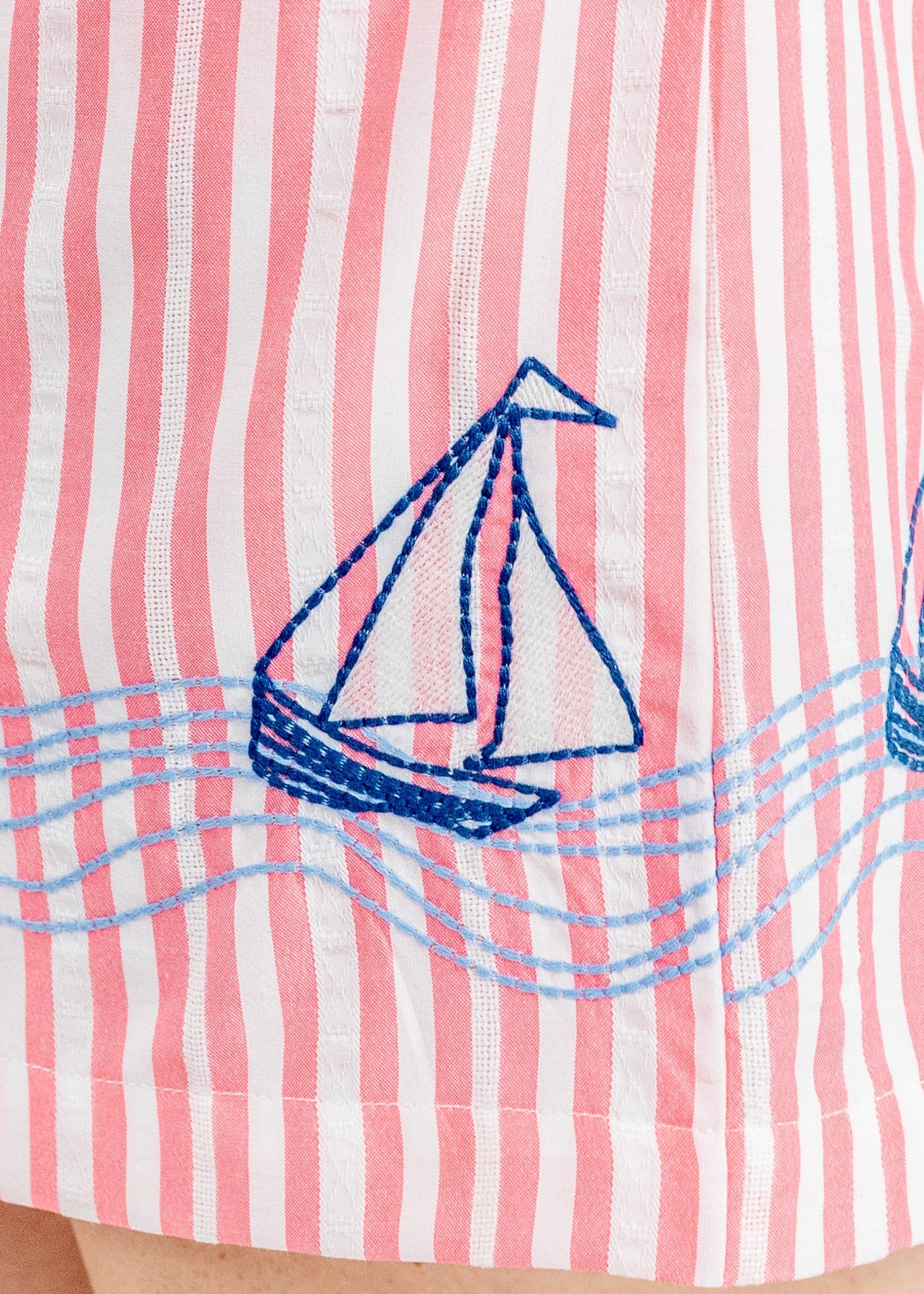 Pink Stripe Regatta Shift Dress