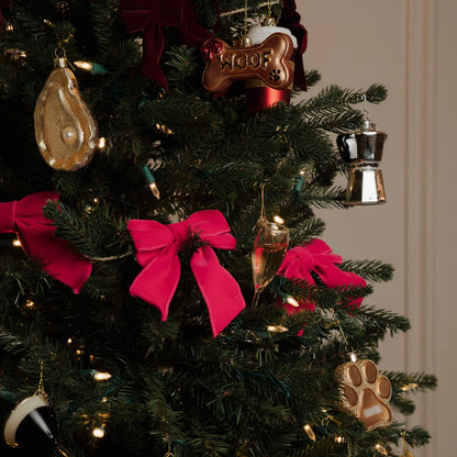 Ornament glass ecru oyster