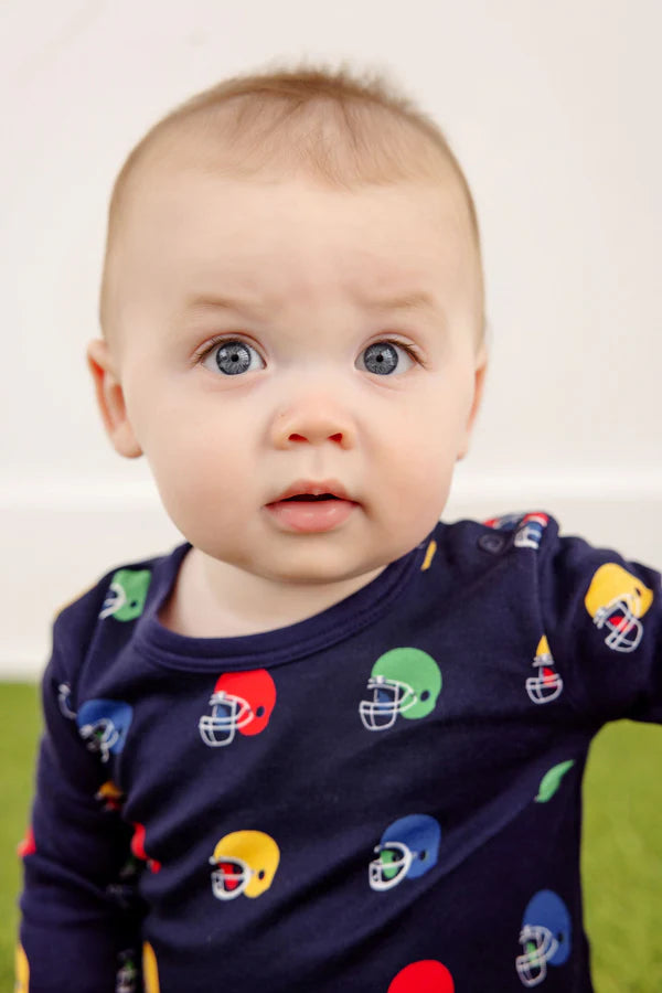 Long Sleeve Walt Onesie - Hut!/Nantuck et Navy