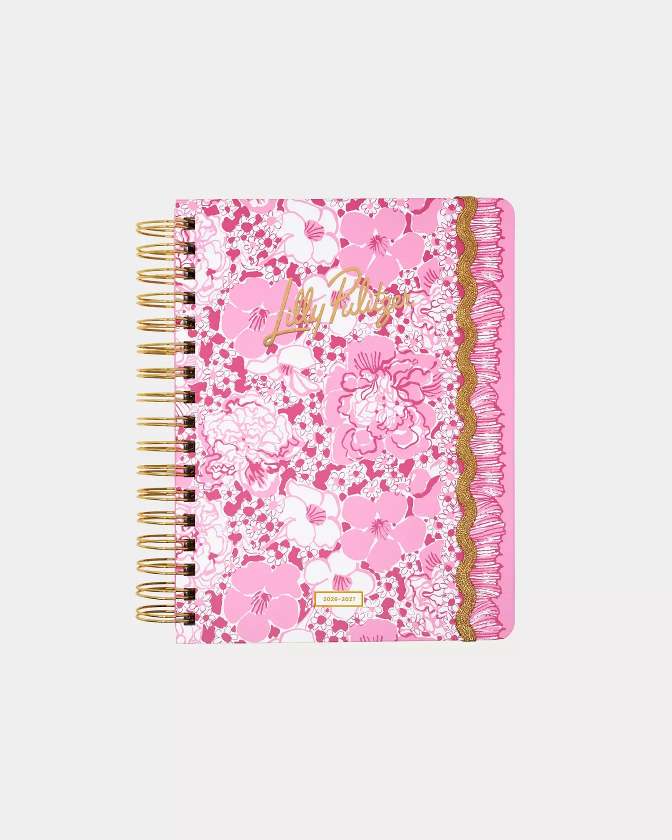 2026-2027 17 Month Large Agenda - Conch Shell Pink Burst of Joy