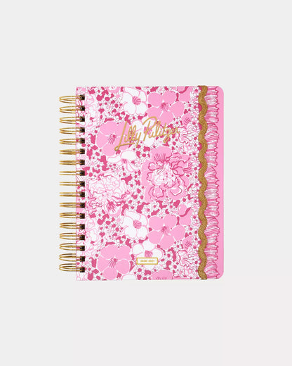 2026-2027 17 Month Large Agenda - Conch Shell Pink Burst of Joy