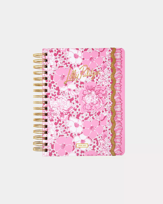 2026-2027 17 Month Large Agenda - Conch Shell Pink Burst of Joy
