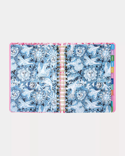 2026-2027 17 Month Large Agenda - Conch Shell Pink Burst of Joy
