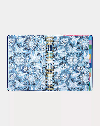 2026-2027 17 Month Large Agenda - Resort White Shell Shine