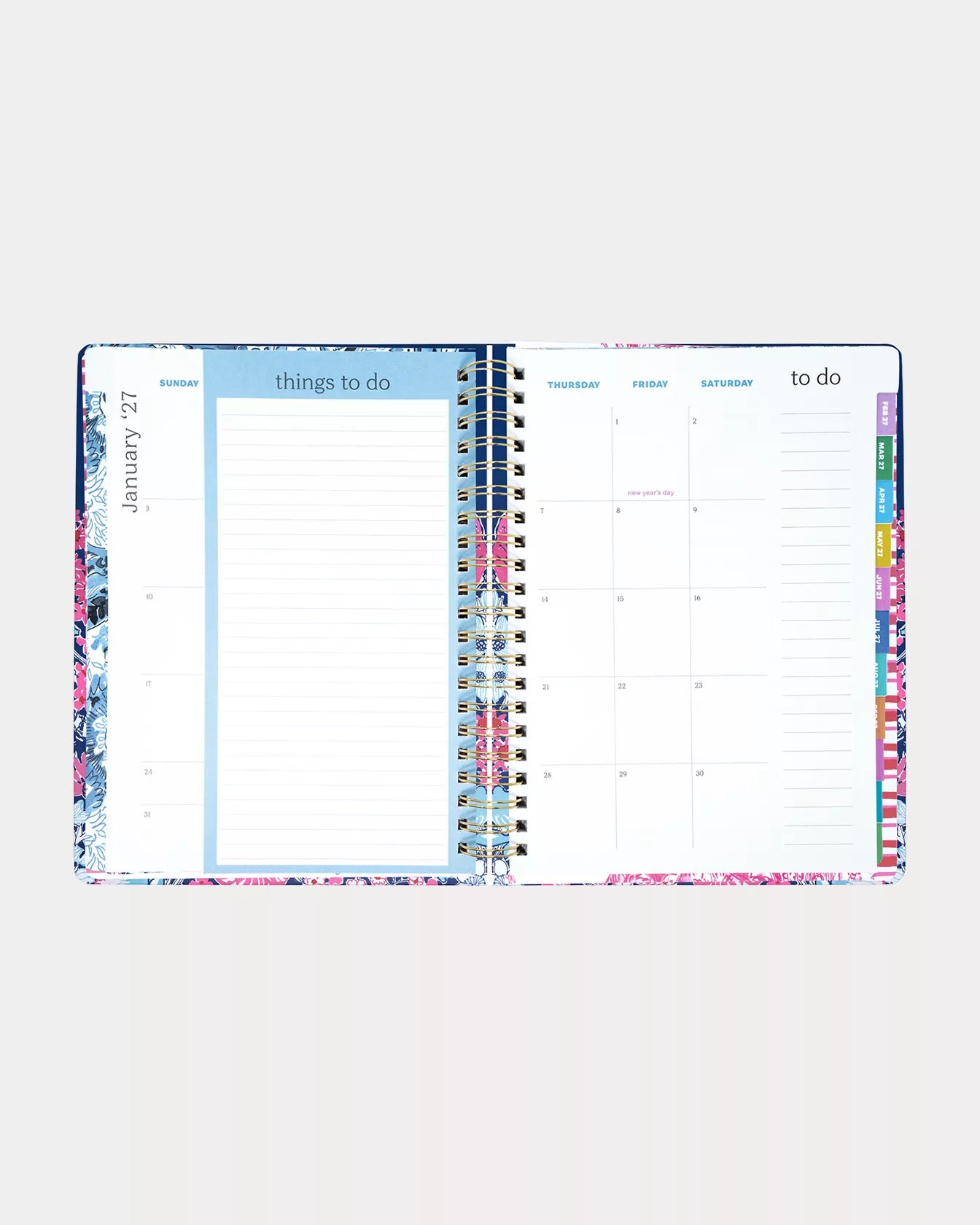 2026-2027 17 Month Jumbo Agenda - Starlight Navy In All Her Glory