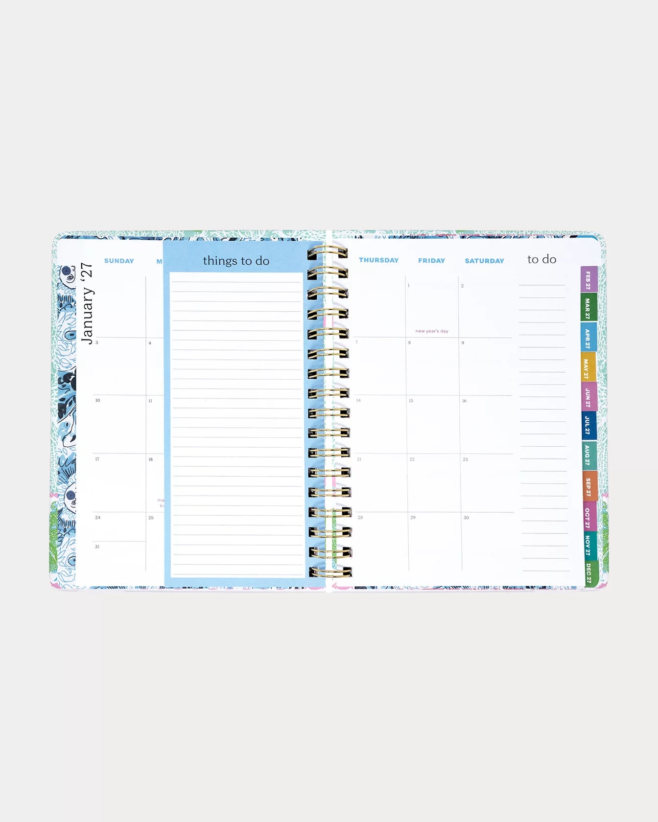2026-2027 17 Month Large Agenda - Mint Condition Fantastical