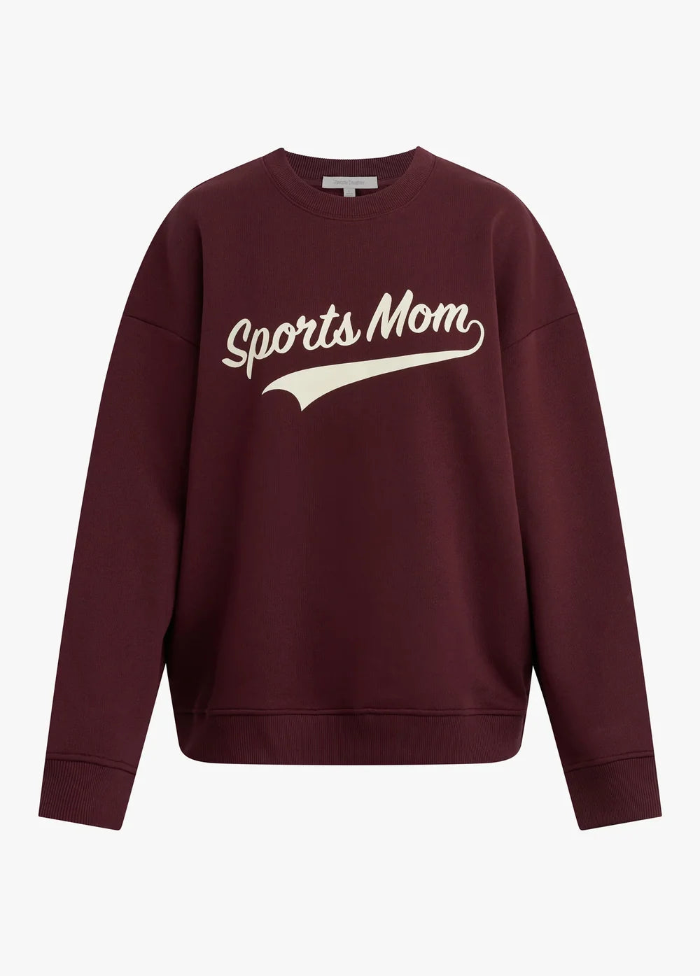 Sports Mom Sweatshirt - Burgundy Gardenia