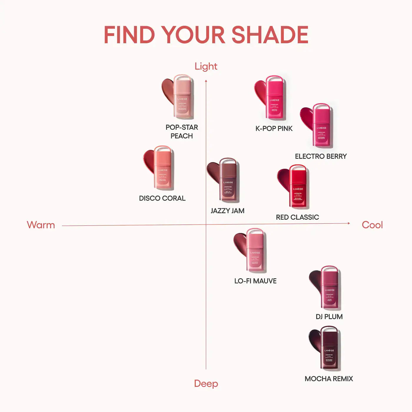 LANEIGE JuicePop Box Hydrating & Lightweight Oil Lip Tint: #3 Lo-fi Mauve