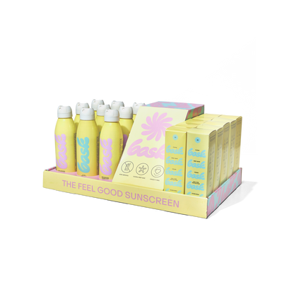 Bask Sunscreen Display Case [Display Only]