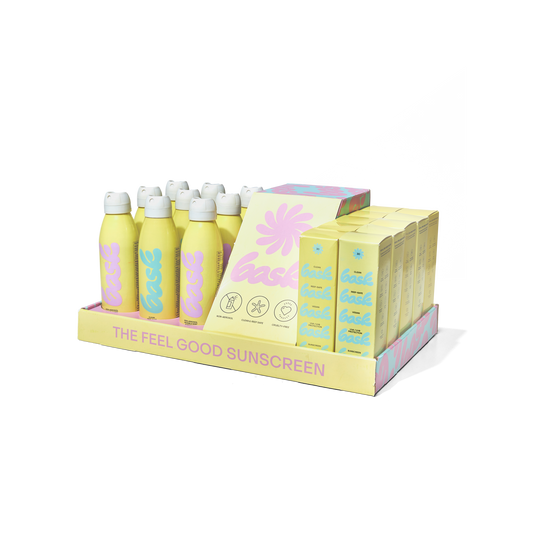 Bask Sunscreen Display Case [Display Only]