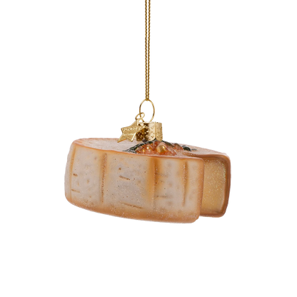 Ornament glass Camambert cheese