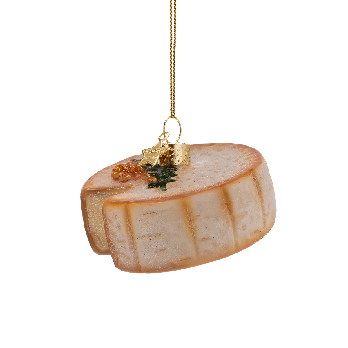 Ornament glass Camambert cheese
