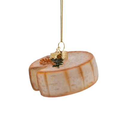 Ornament glass Camambert cheese