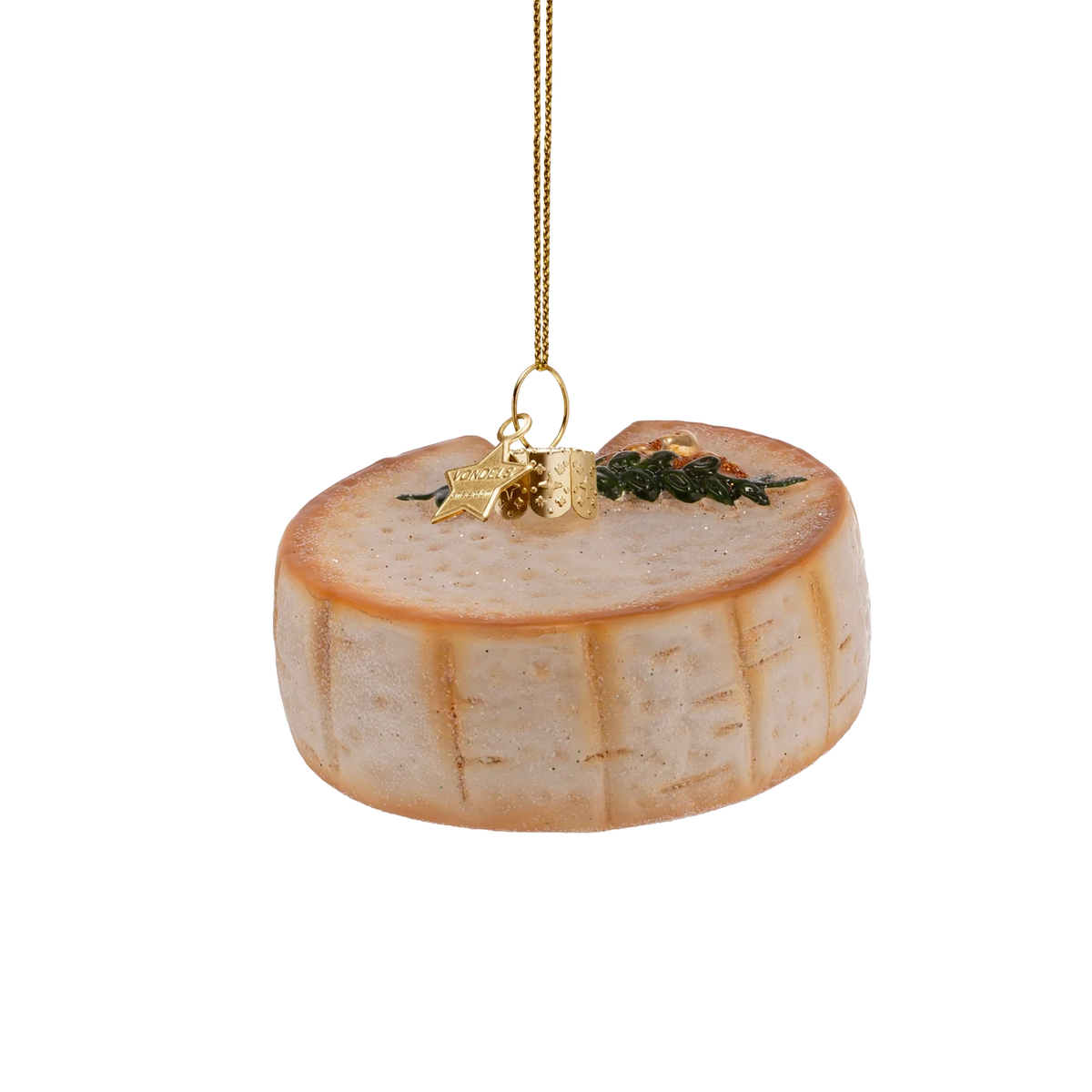 Ornament glass Camambert cheese
