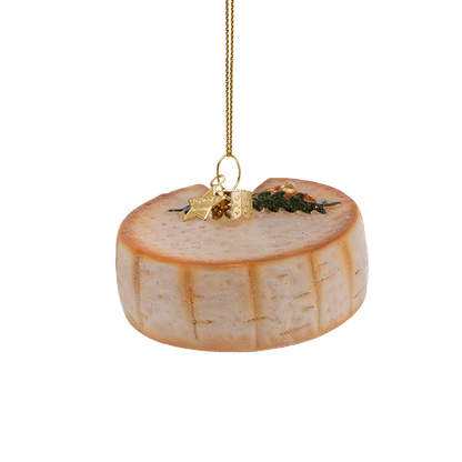 Ornament glass Camambert cheese