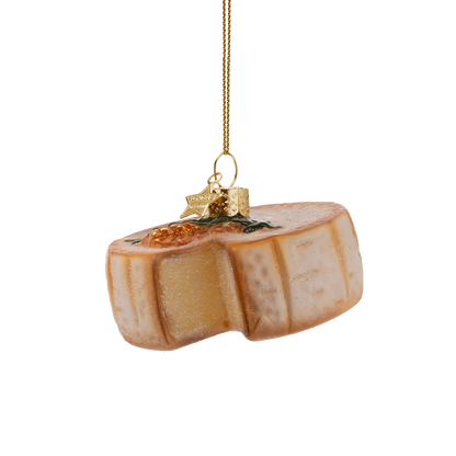 Ornament glass Camambert cheese