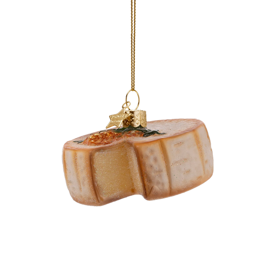 Ornament glass Camambert cheese