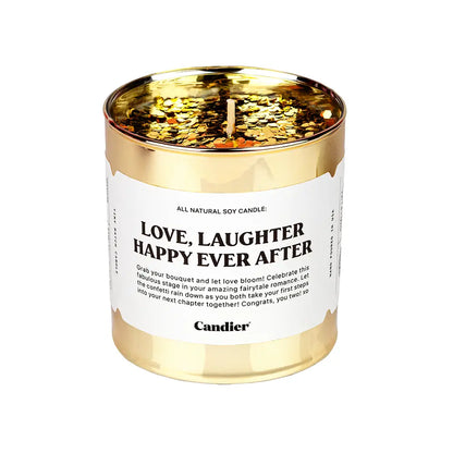 Love, Laughter Happy Ever After Candle