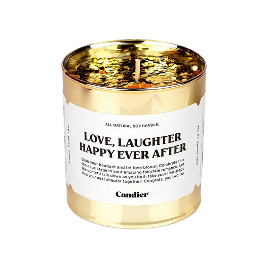 Love, Laughter Happy Ever After Candle