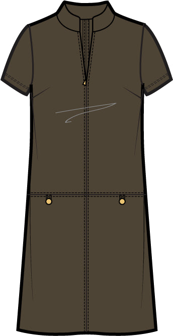 Short Sleeve Rosee Dress