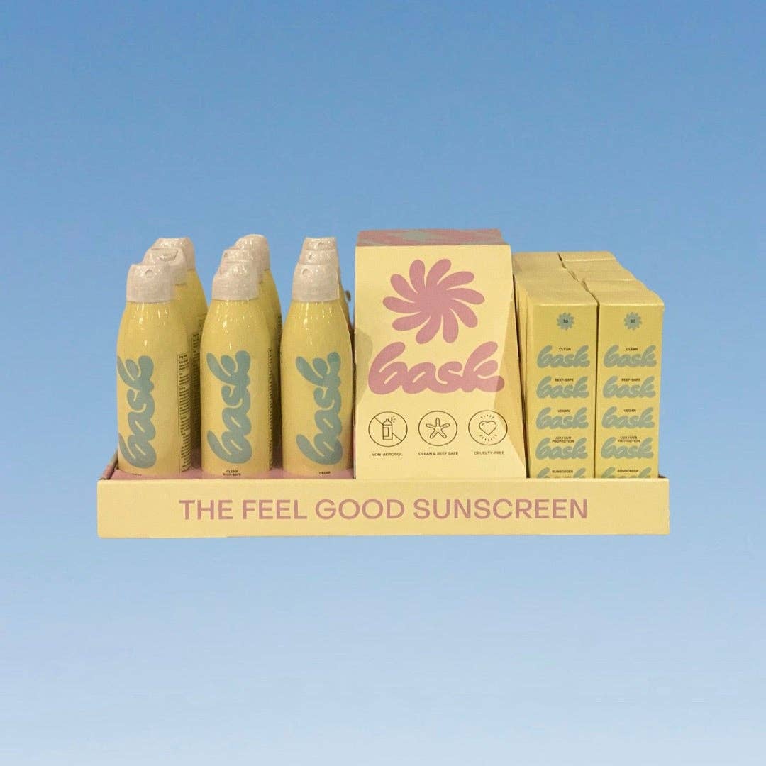 Bask Sunscreen Display Case [Display Only]