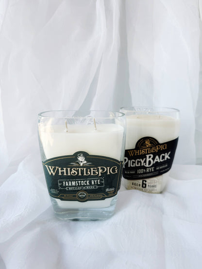 Recycled Whistle Pig Candle: Grapefruit/Mango/Vanilla