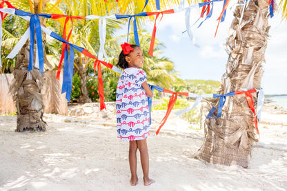 Patsy's Party Dress - Brentwood Bows with Worth Avenue White