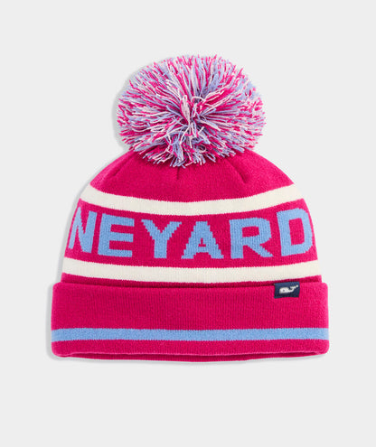 Girls' Logo Beanie - Charm Pink