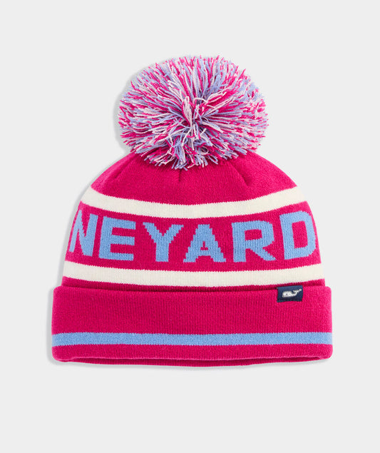 Girls' Logo Beanie - Charm Pink