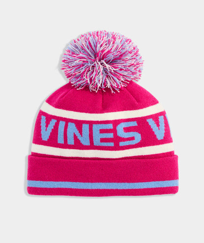 Girls' Logo Beanie - Charm Pink